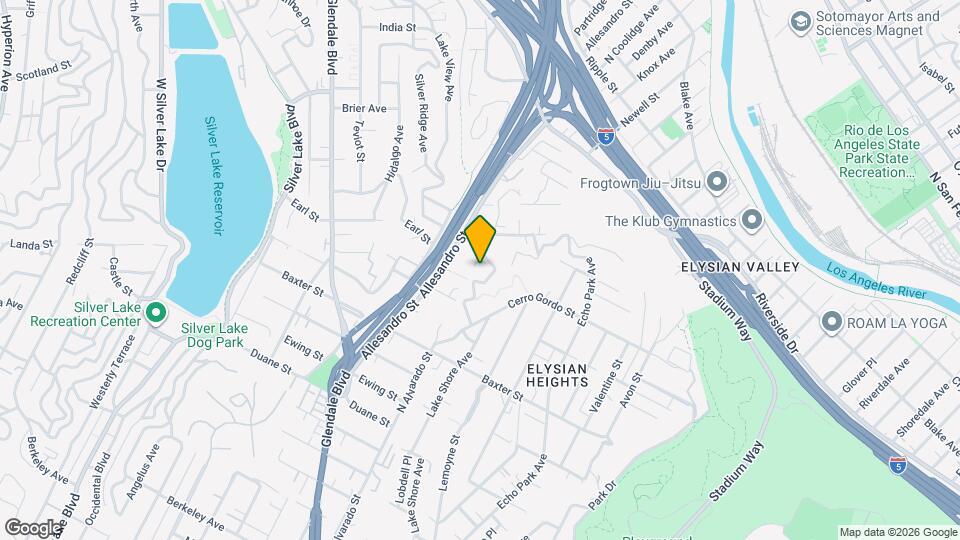 2246 N Alvarado St Map and Location Details