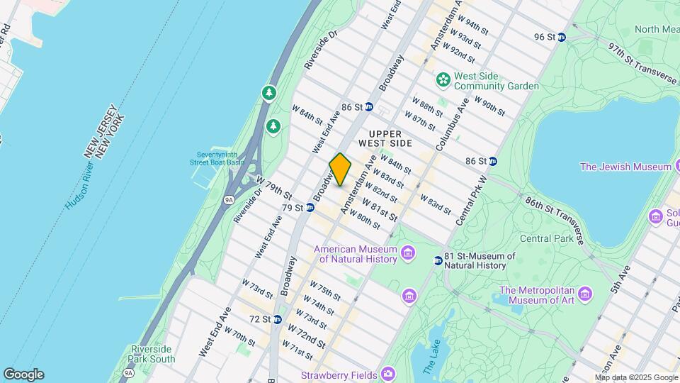 204 West 81st Street Map and Location Details