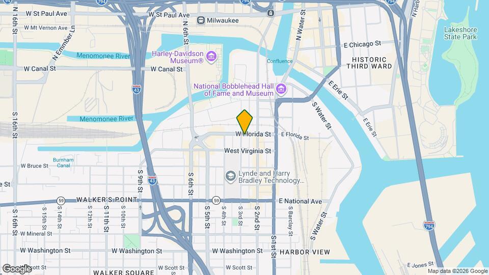 408 S 3rd St Map and Location Details