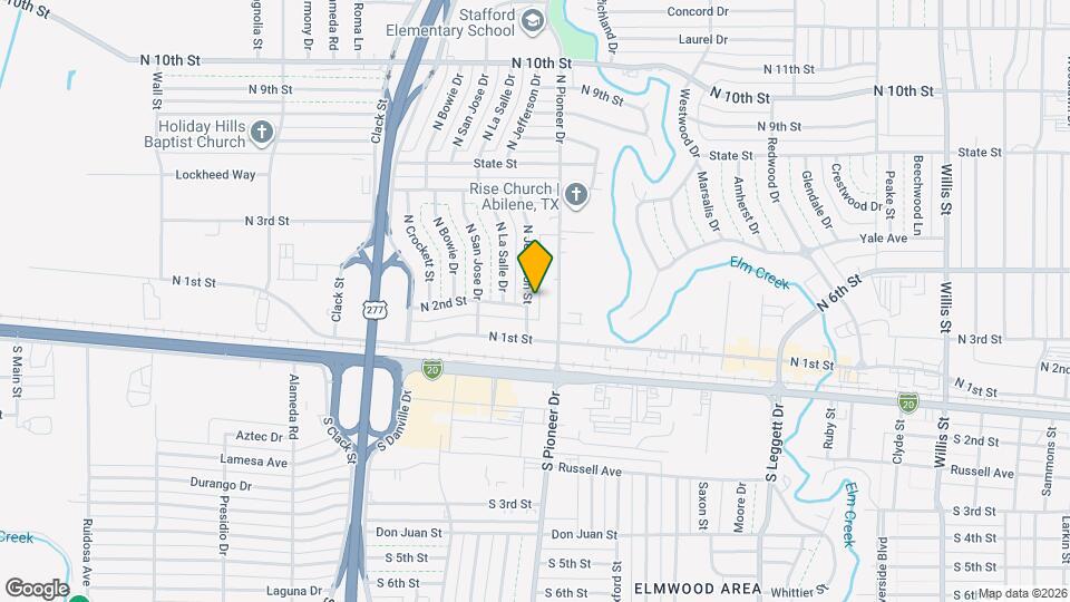 209 N Jefferson St-Unit -209C Map and Location Details