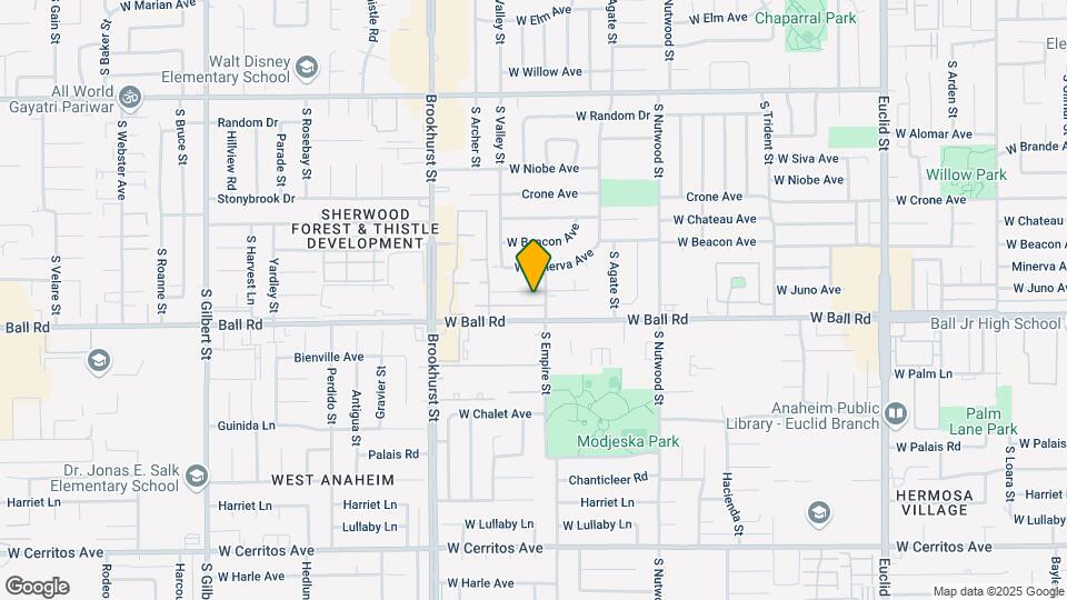 2104 W Juno Ave Map and Location Details