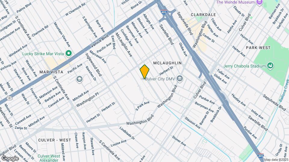 4071 McLaughlin Ave Mapa y Detalles de la Ubicación