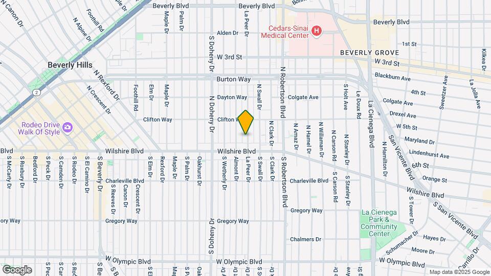 127 N La Peer Dr-Unit -127 Map and Location Details