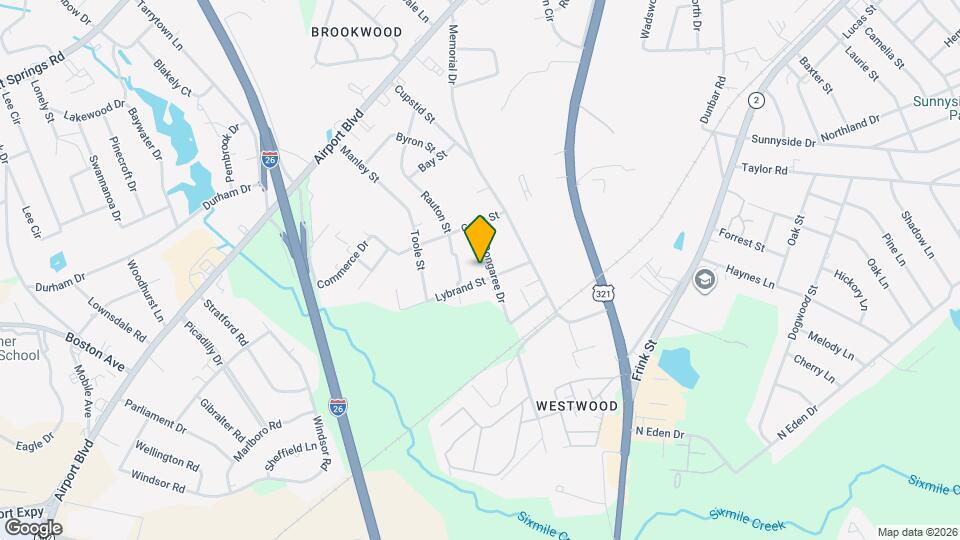 1910 Lybrand St Map and Location Details