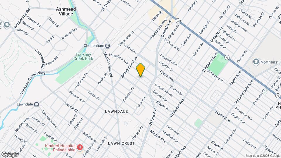 601 Glenview St Map and Location Details