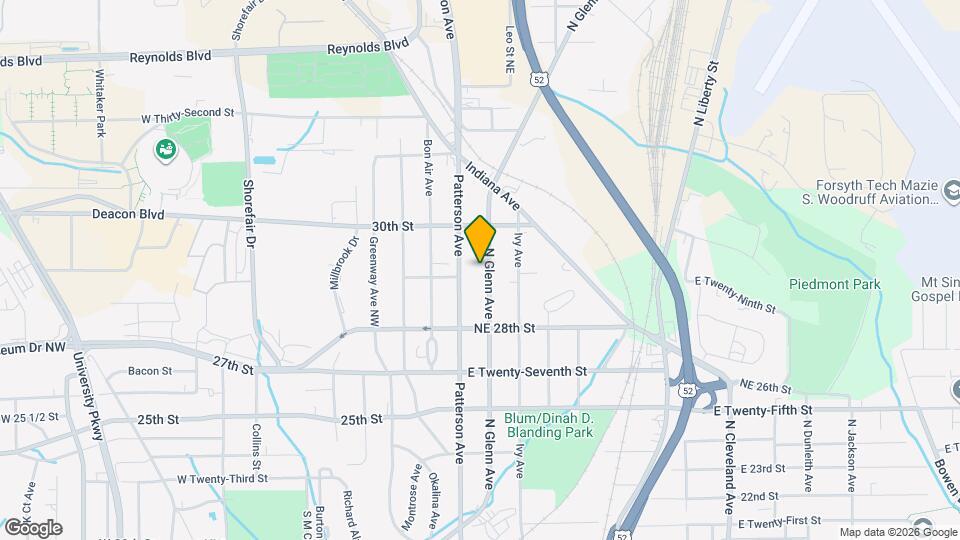 2848 N Glenn Ave Map and Location Details