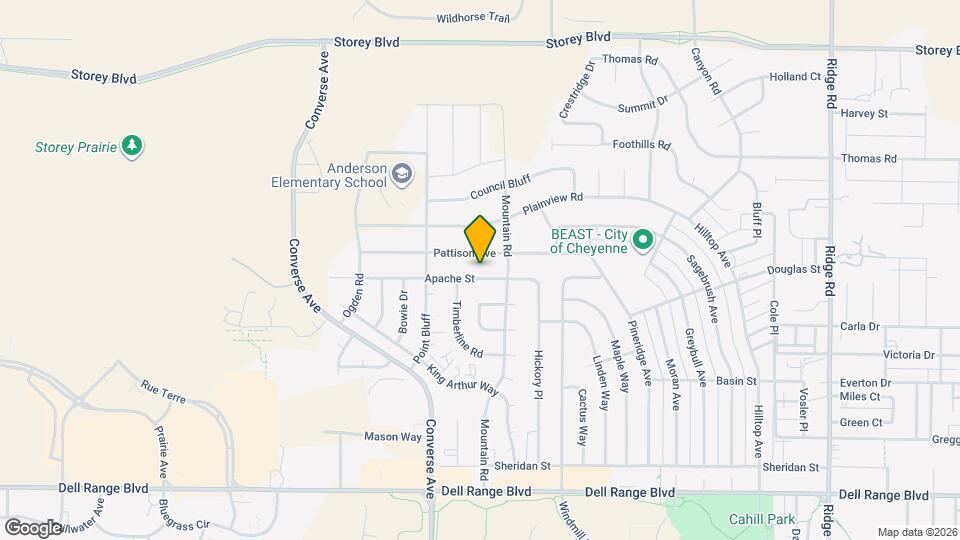 2328 Apache St Map and Location Details