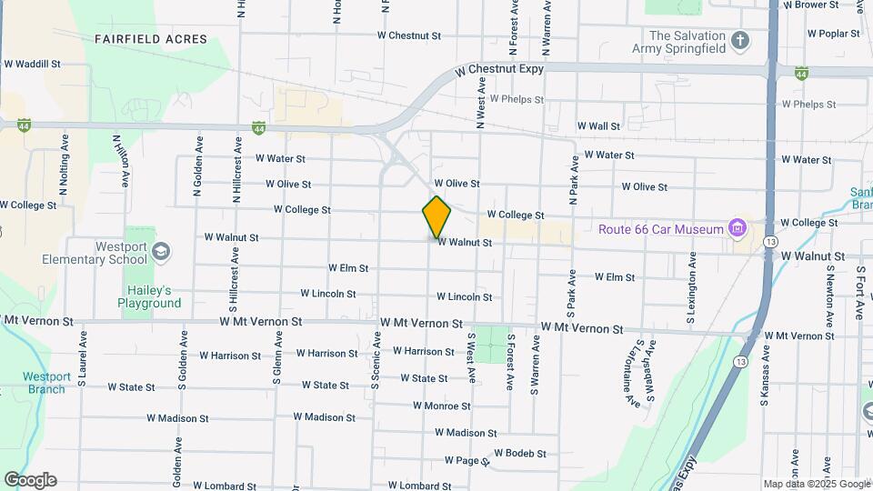 2550 W Walnut St Mapa y Detalles de la Ubicación
