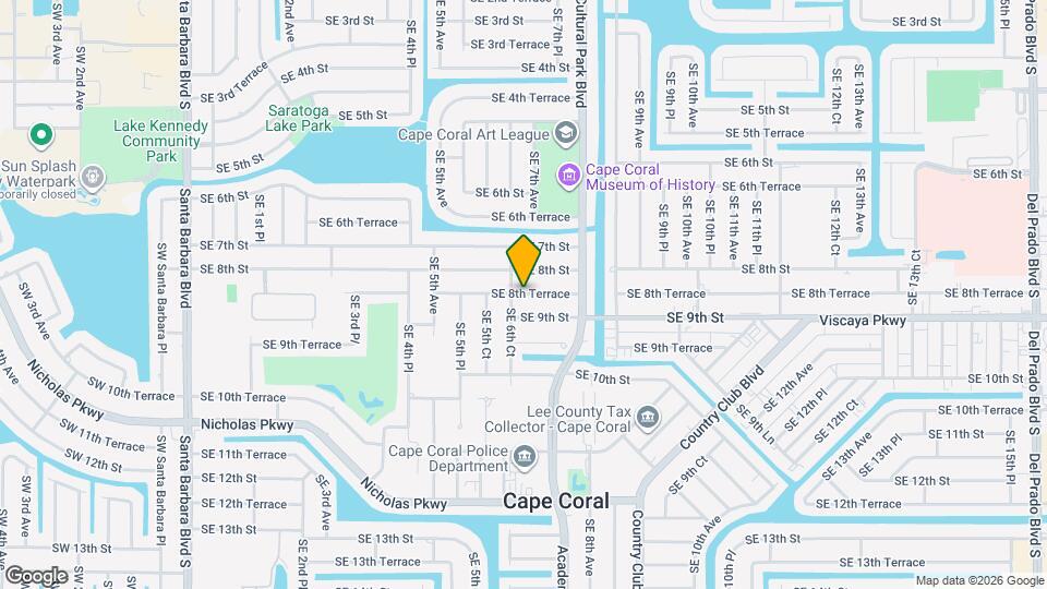 604 SE 8th Terrace Map and Location Details