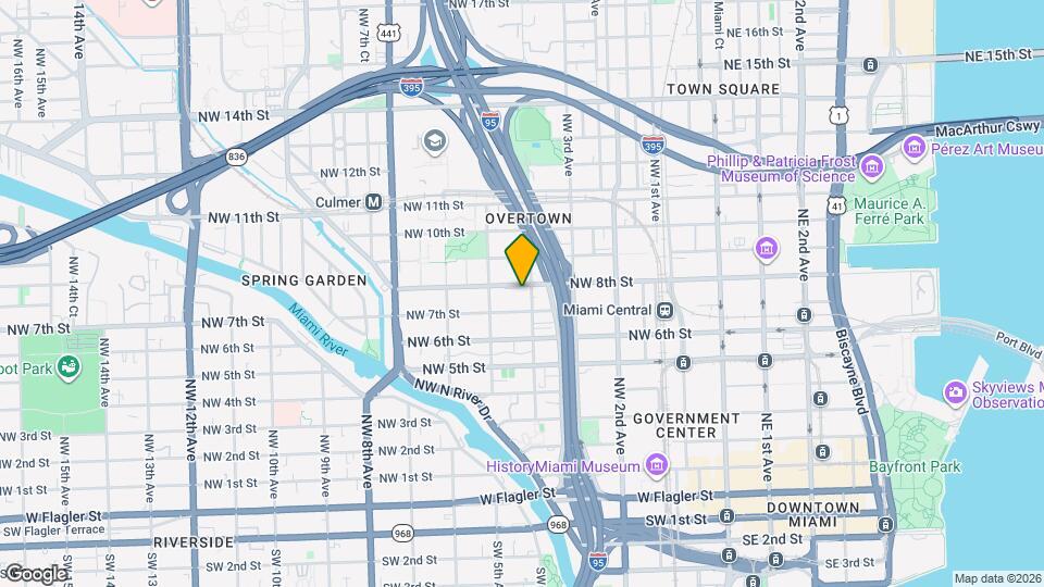 418 NW 8th St, Unit B3 Mapa y Detalles de la Ubicación