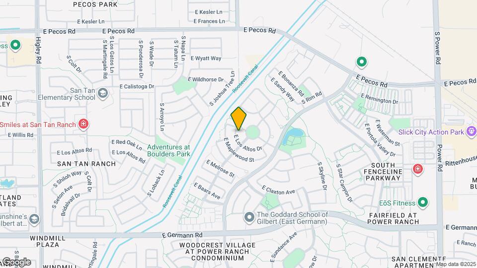 3988 E Los Altos Dr Map and Location Details