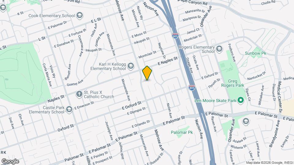 274 Cheryl Pl Map and Location Details