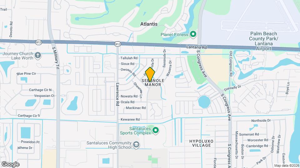 407 Seminole Dr Mapa y Detalles de la Ubicación