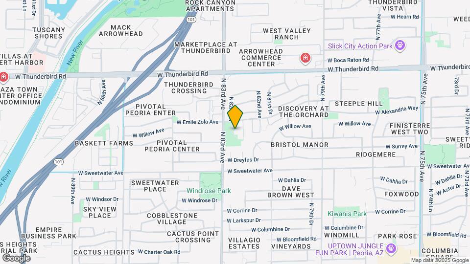 8255 W Willow Ave Map and Location Details