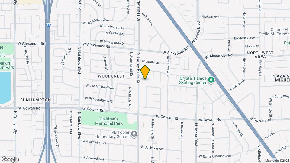 6313 W Crestfield Ave Map and Location Details