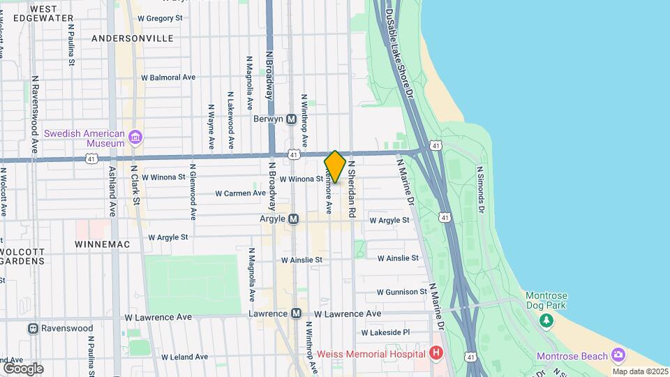 5051 N Kenmore Ave-Unit -Apt IG*301 Map and Location Details