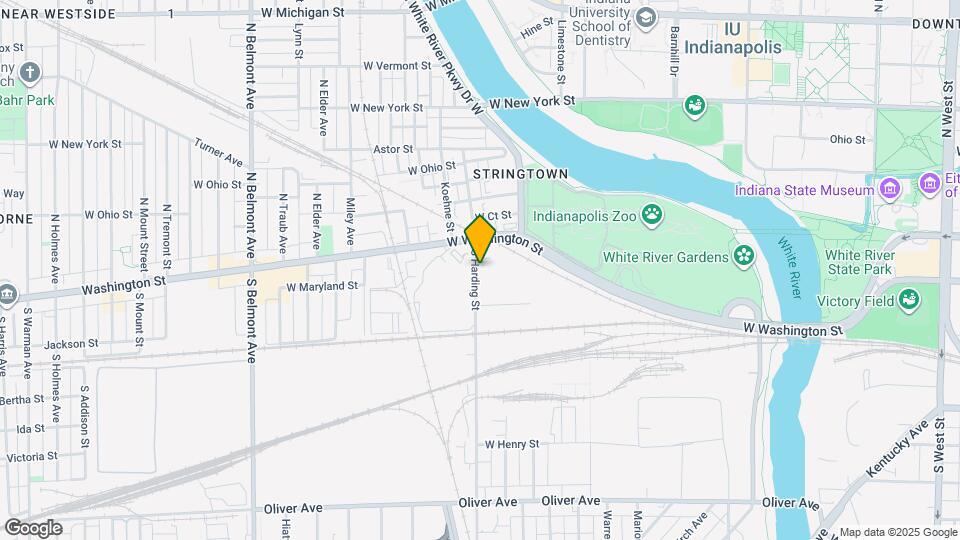 55 S Harding St Map and Location Details