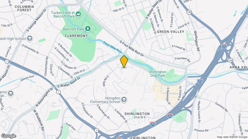 2518 S Arlington Mill Dr Map and Location Details