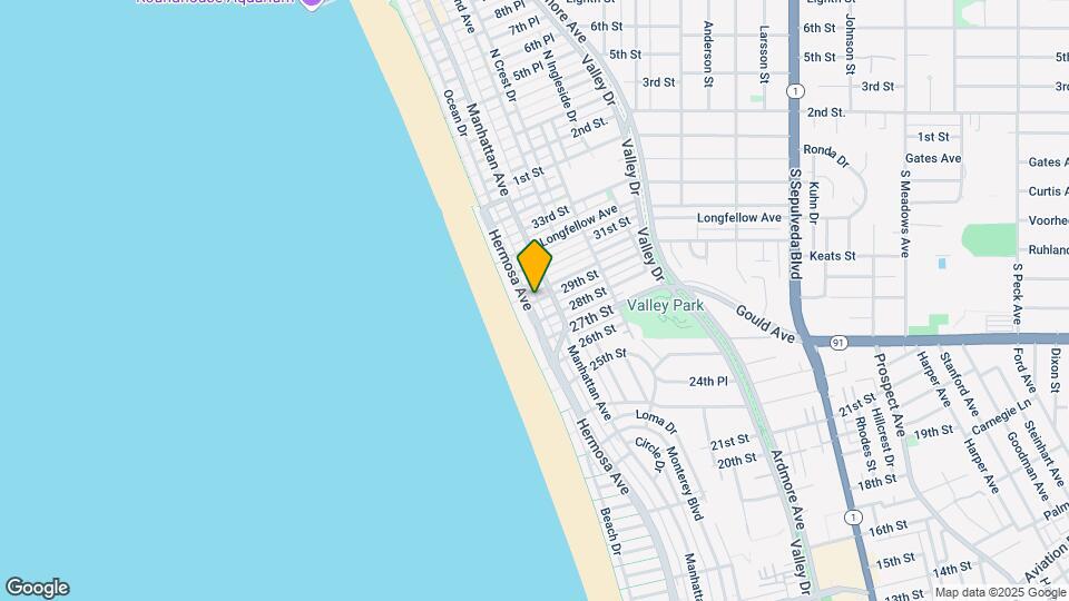 2902 Hermosa Ave Map and Location Details