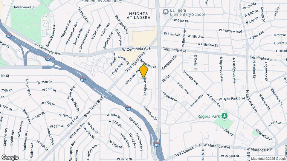 7021 Glasgow Ave Map and Location Details