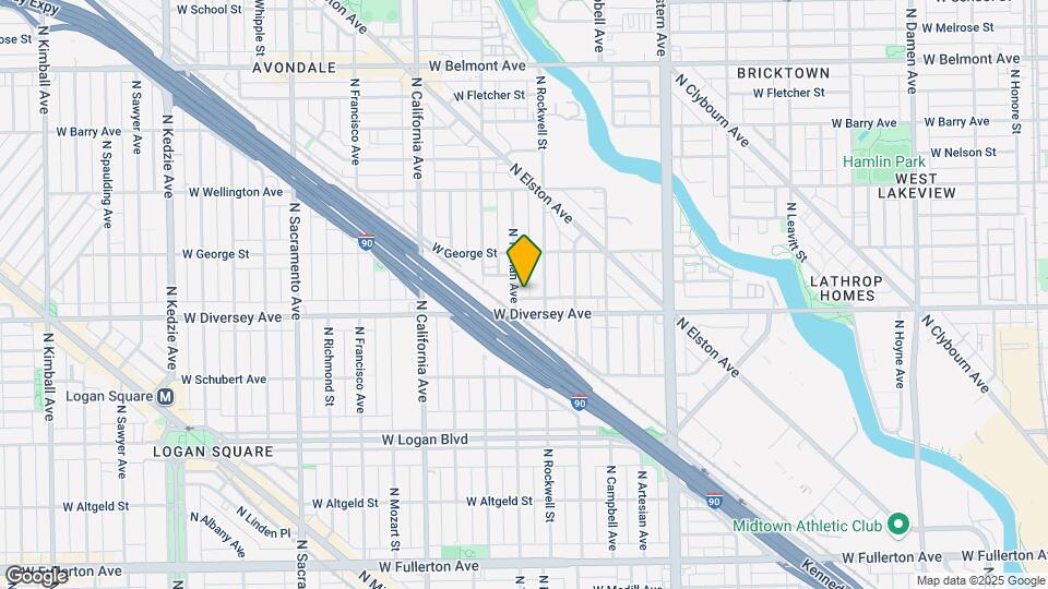 2817 N Talman Ave Mapa y Detalles de la Ubicación