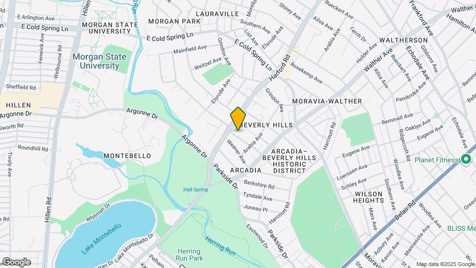 3010 Overland Ave Map and Location Details