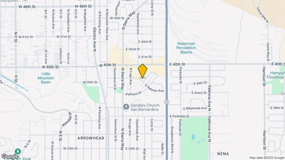 162 E Ralston Ave Map and Location Details