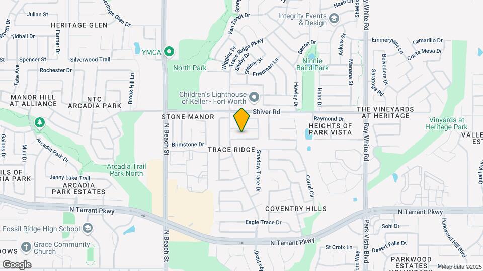 4817 Valley Springs Trail Map and Location Details