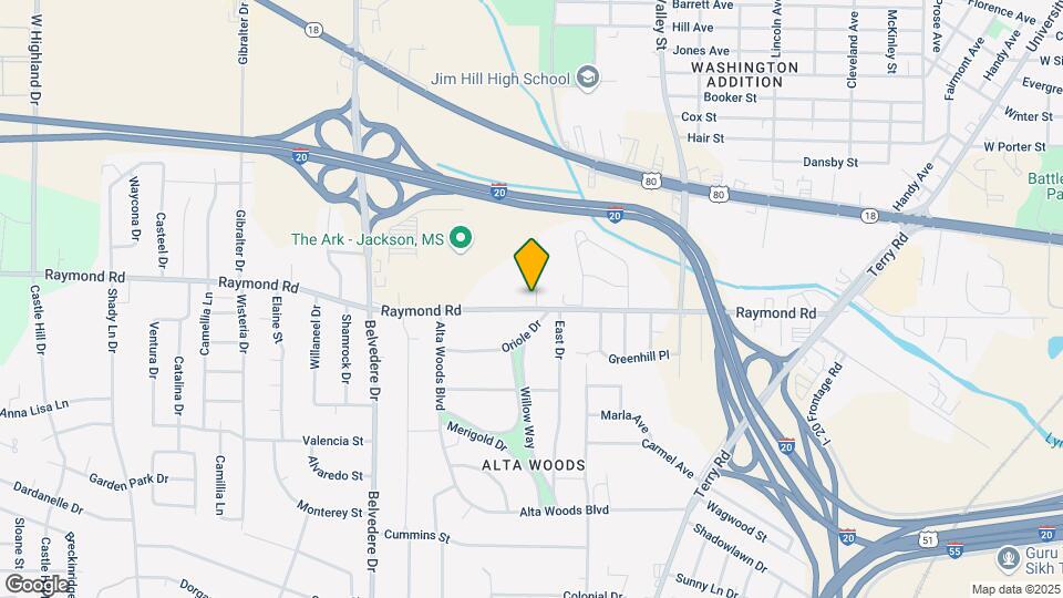 510 Raymond Rd Map and Location Details