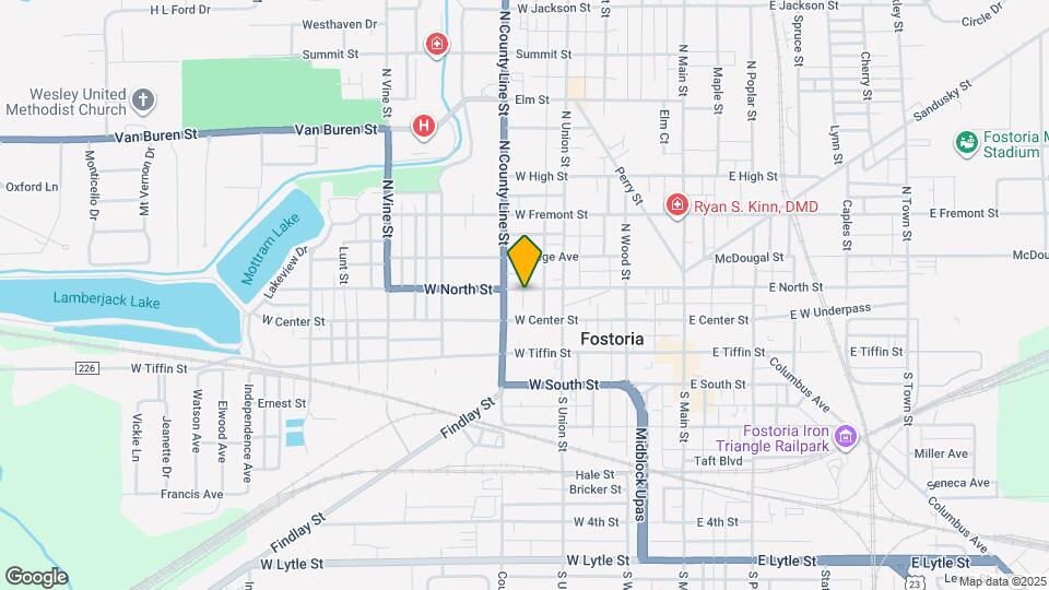 339 W North St Map and Location Details