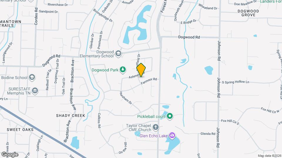 2420 Stratfield Dr Map and Location Details