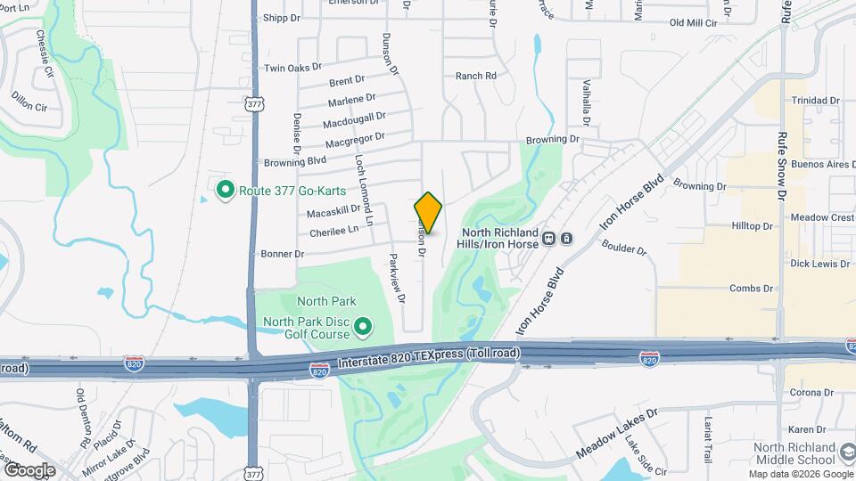 5400 Dunson Dr Map and Location Details