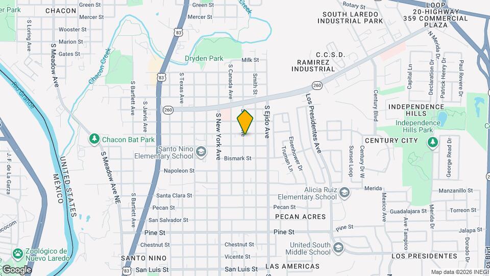 3101 Barrios St, Unit 3Barrios Apartments Map and Location Details