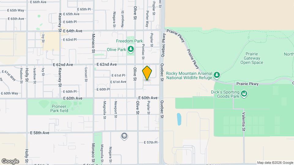 7137 E 60th Way Map and Location Details