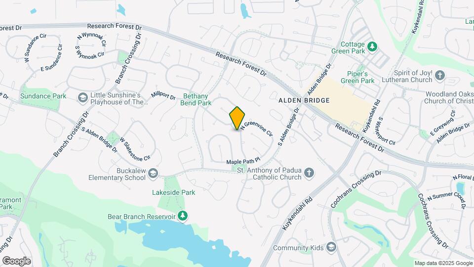 43 N Greenvine Cir Map and Location Details