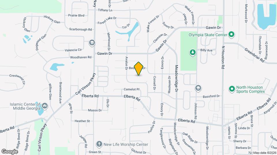 103 Galahad Dr Map and Location Details