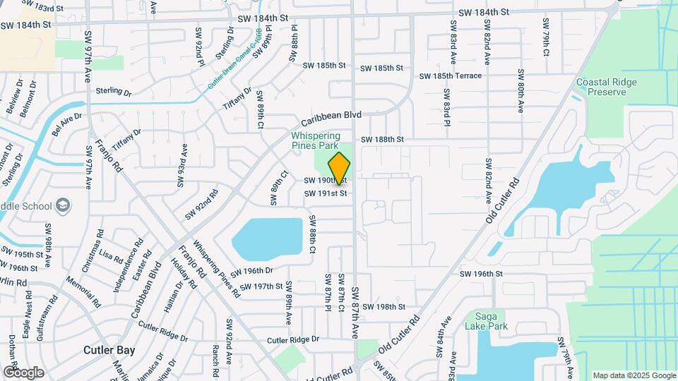 8721 SW 191st St Map and Location Details