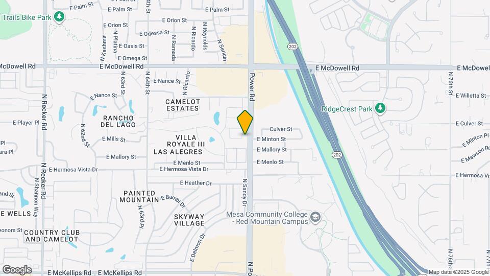 2509 N Silverado Mapa y Detalles de la Ubicación