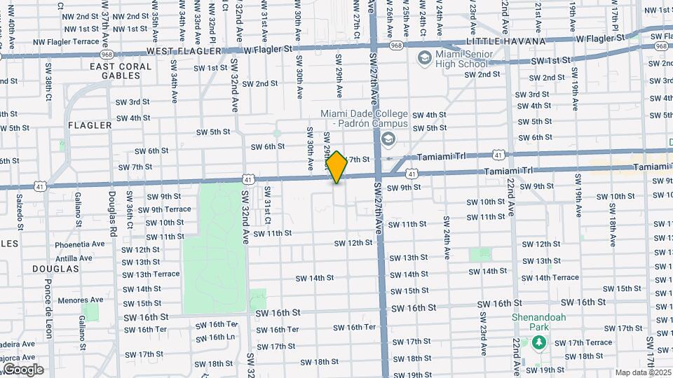 821 SW 29th Ct Map and Location Details