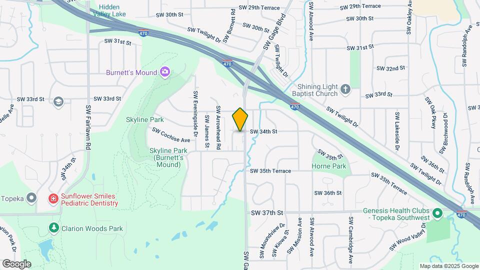 3401 SW Gage Blvd-Unit -A Map and Location Details