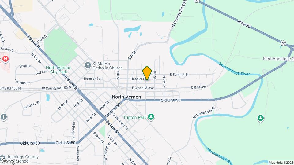 206 N 7th St Map and Location Details