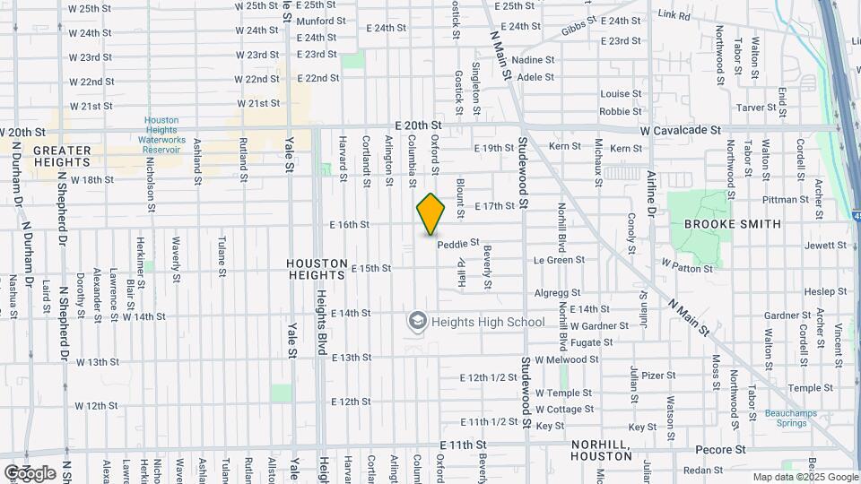 1525 Oxford St Map and Location Details