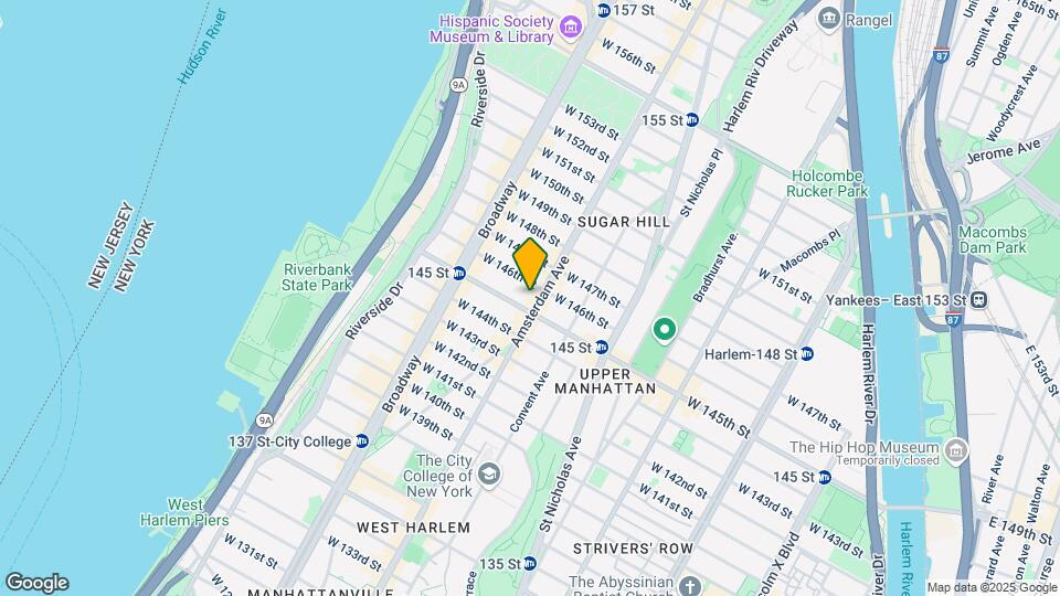 1726 Amsterdam Ave Map and Location Details