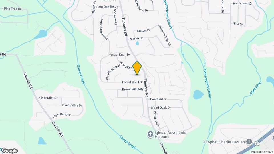 414 Crest Ct, Unit 1-118 Map and Location Details