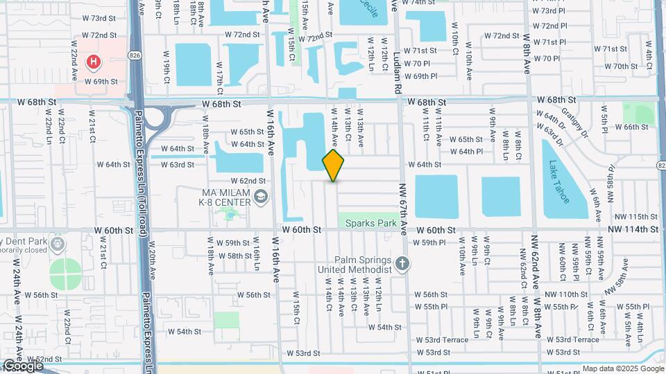 6174 W 14th Ave Map and Location Details