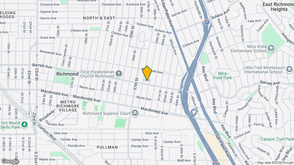 3821 Barrett Ave Mapa y Detalles de la Ubicación