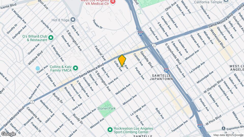 1658 Colby Ave Mapa y Detalles de la Ubicación