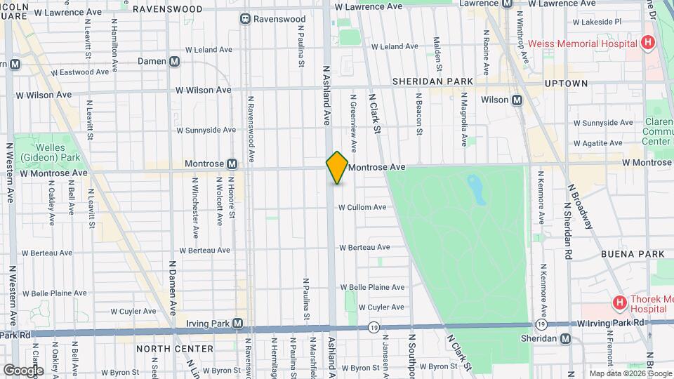 4325 N Ashland Ave, Unit 6H Map and Location Details