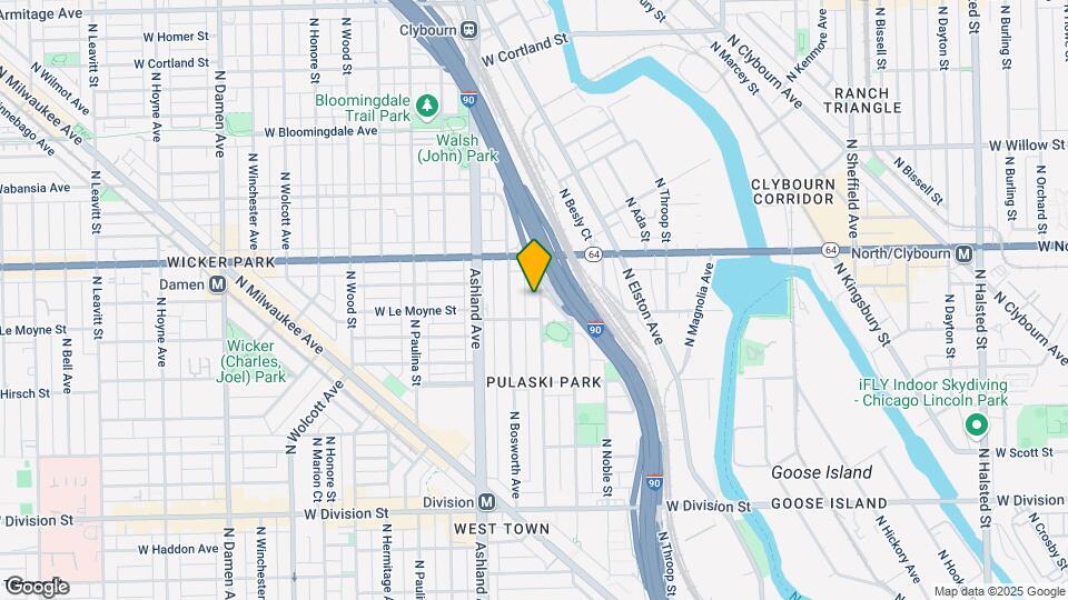 1518 N Greenview Ave Map and Location Details