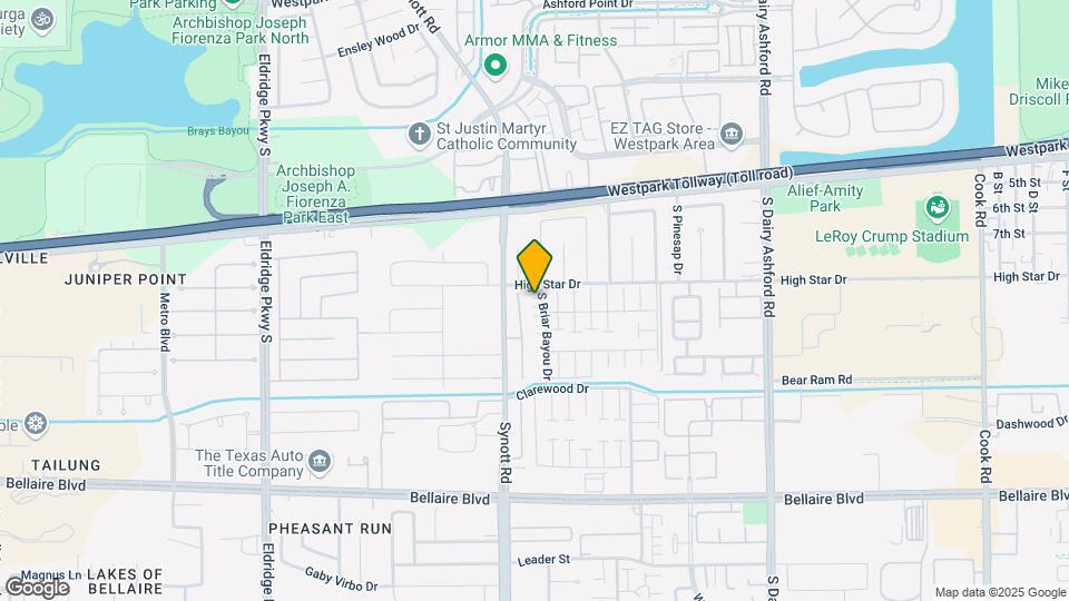 6312 S Briar Bayou Dr Map and Location Details